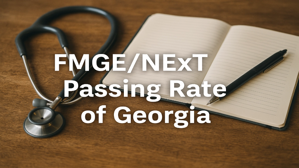 FMGE/NExT Passing Rate of Georgia